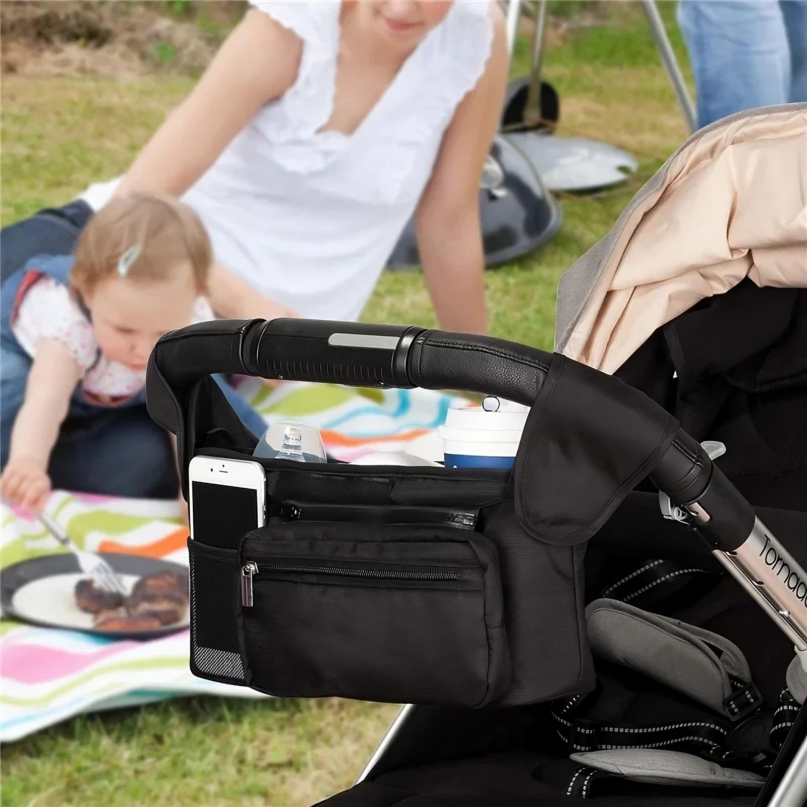 Kinderwagen Organizer met Antislip Band