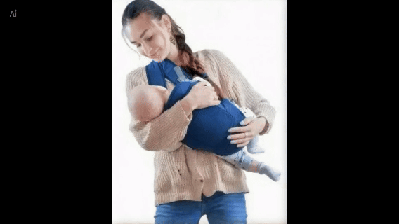 4-in-1 draagband voor baby