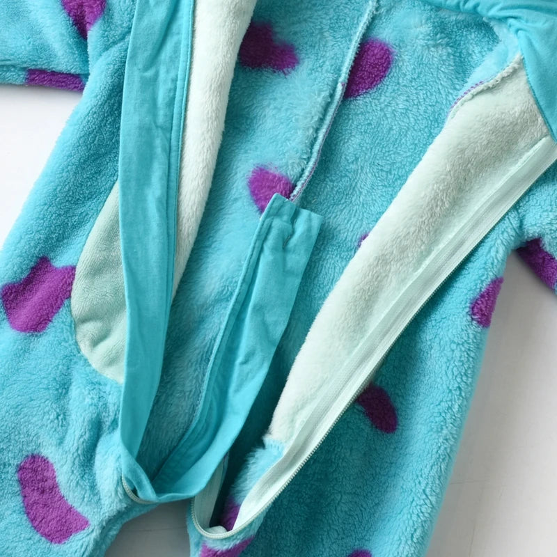 Baby Monster Jumpsuit – Knus & Schattig 👶💜