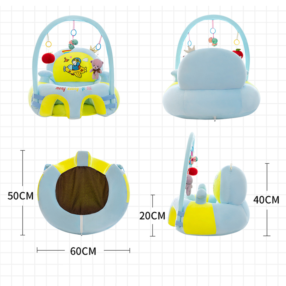 Pluche Baby Leerstoel – Een zacht plekje voor je kleintje 🧸💕
