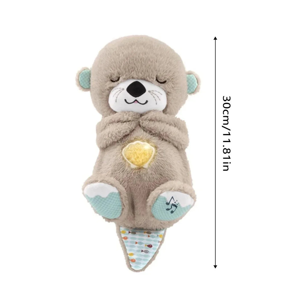 Ademende Otter Baby Knuffel Plush Speelgoed