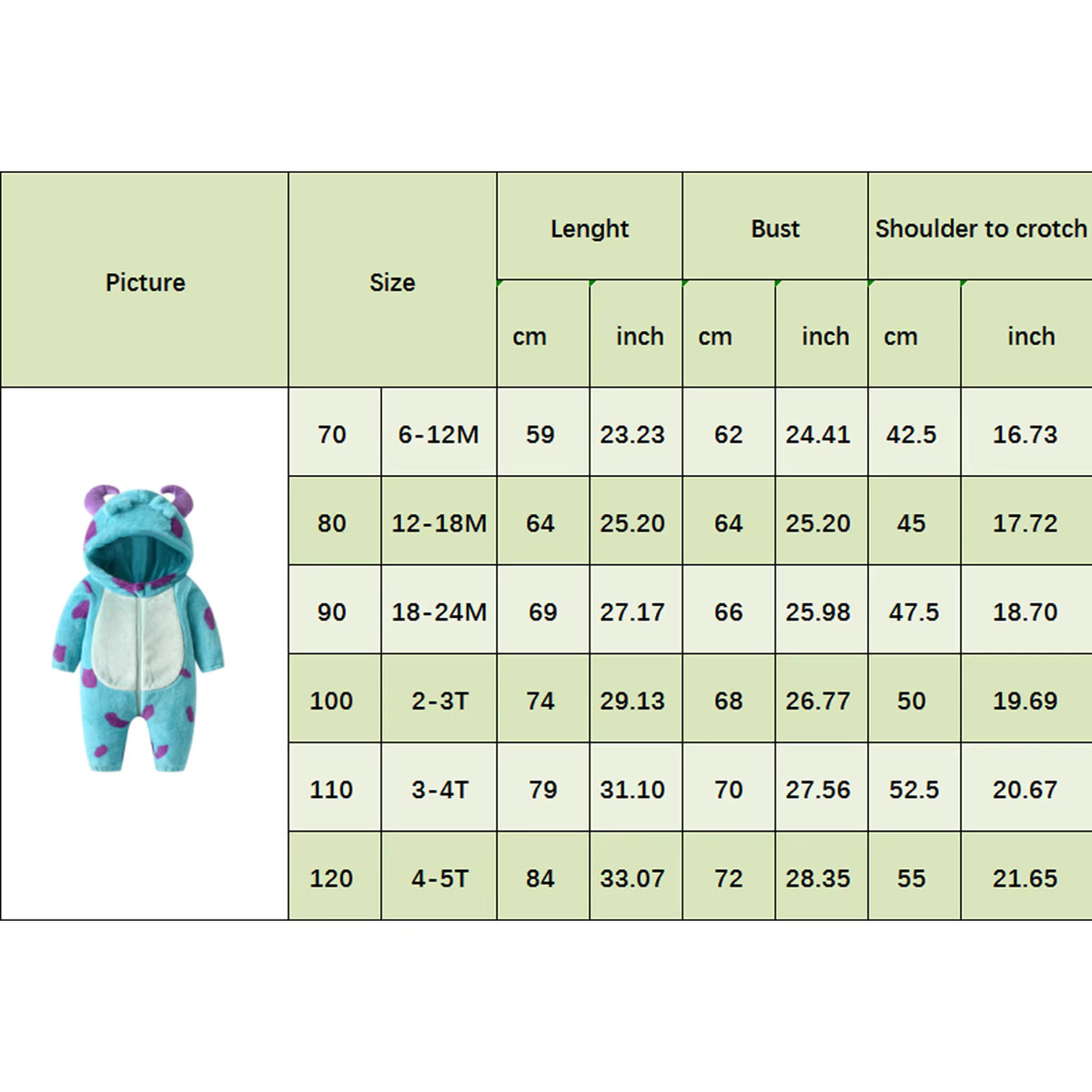 Baby Monster Jumpsuit – Knus & Schattig 👶💜